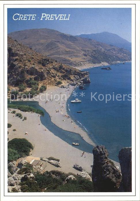 Preveli Panorama Strand Kueste
