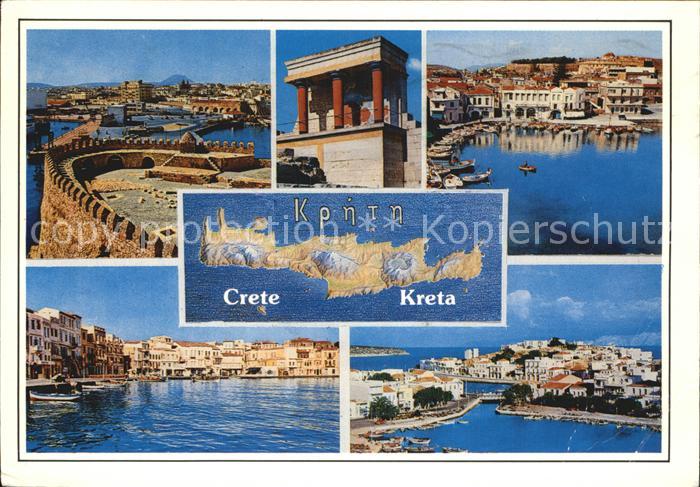 Kreta Crete Hafenstaedte Hafen