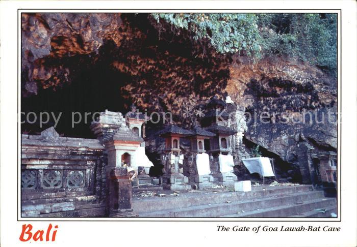 Bali Indonesien The Gate of Goa Lawah Bat Cave