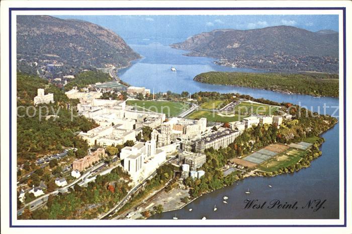 West Point New York United States Military Academy aerial view