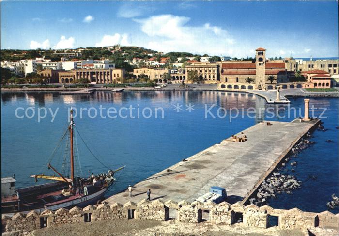 Rhodos Rhodes aegaeis Hafen