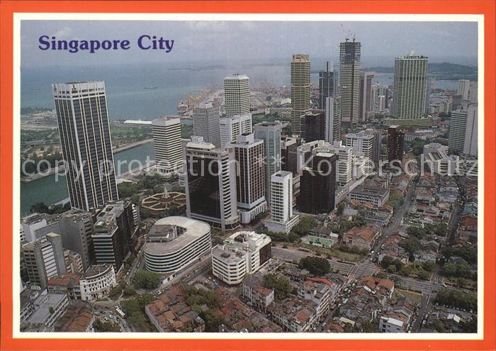 Singapore Commercial and financial hub Harbour City area aerial view