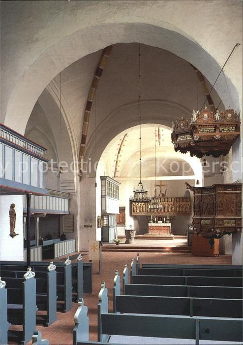 Nieblum St Johannis Kirche Innenansicht
