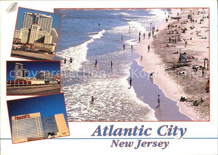 Atlantic City New Jersey Resorts Taj Mahal Hotel Casino Harrah's Marina Hotel Be