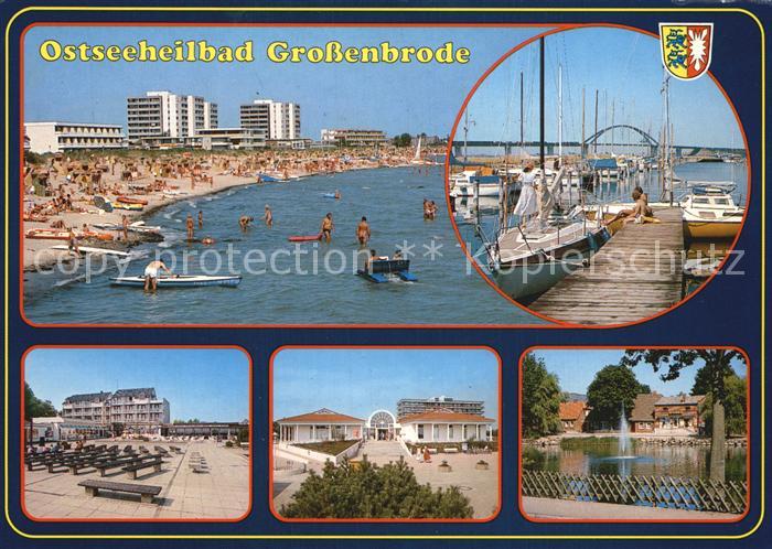 Grossenbrode Ostseebad Ostseeheilbad Strand Hafen Platz Hotel Restaurant