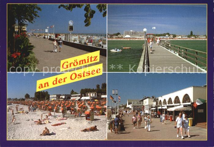 Groemitz Ostseebad Strand Promenade Steg