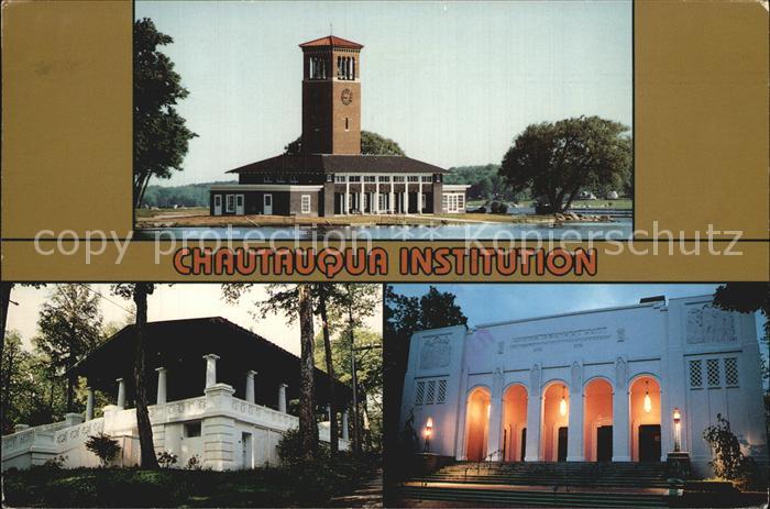 Chautauqua New York Chautauqua Institution Miller Bell Tower Hall of Philosophy