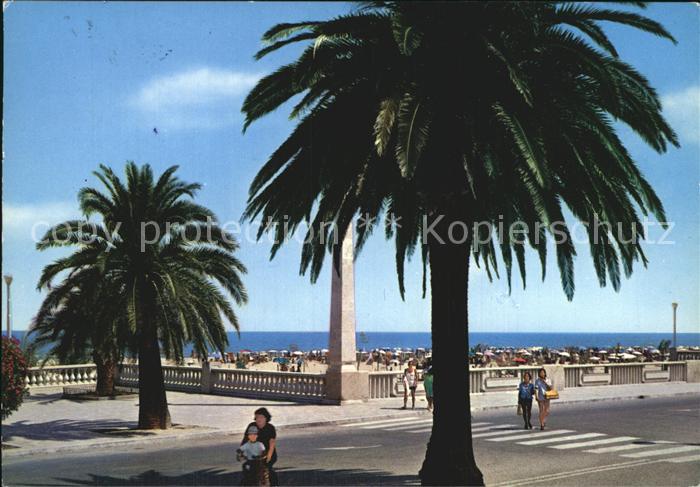 San Benedetto del Tronto Spiaggia e Palme Strand Palmen