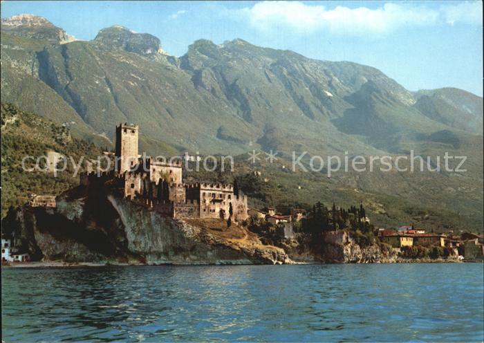 Malcesine Lago di Garda Castello Scaligero Monte Baldo Schloss Berg Gardasee