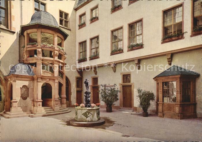 Frankfurt Main Roemerhoefchen im Roemer Rathaus