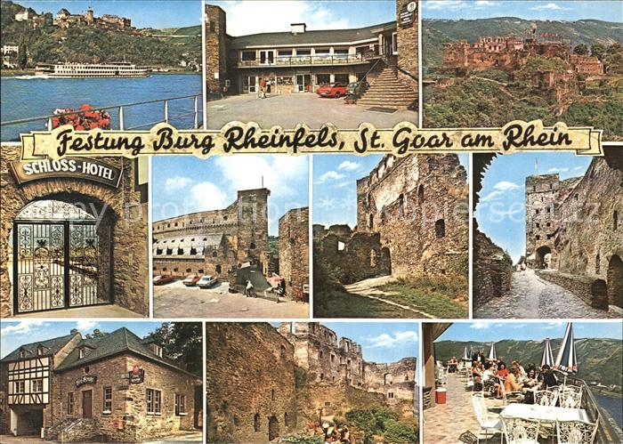 St Goar Festung Burg Rheinfels Schlosshotel Schlossberg Burgruine