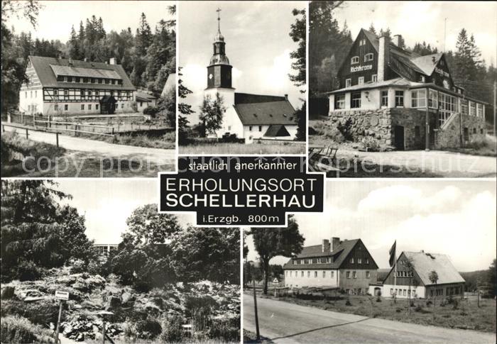 Schellerhau Teilansichten Erholunsort im Erzgebirge
