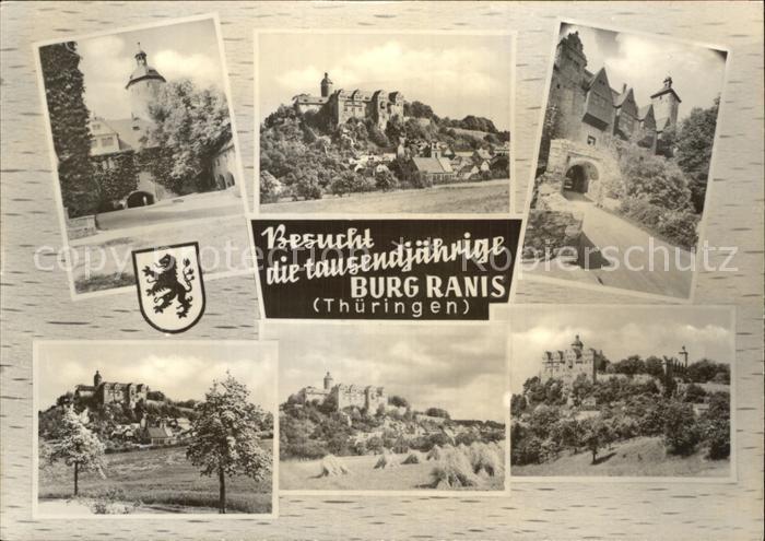 Ranis 1000jaehrige Burg Handabzug