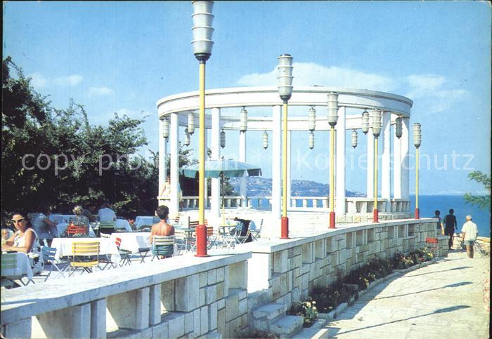 Drushba Bulgarien Konditorei Cafe Albatross Kurort Pavillon Promenade