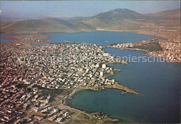 Chalkis Insel Euboea Fliegeraufnahme