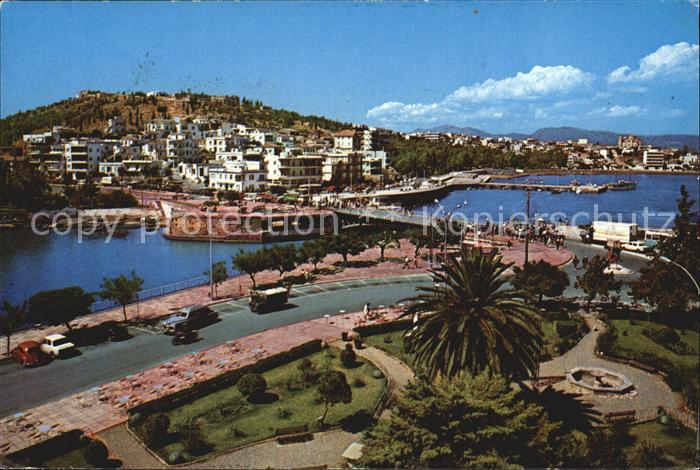 Chalkis Chalkida Stadtbild mit Bruecke