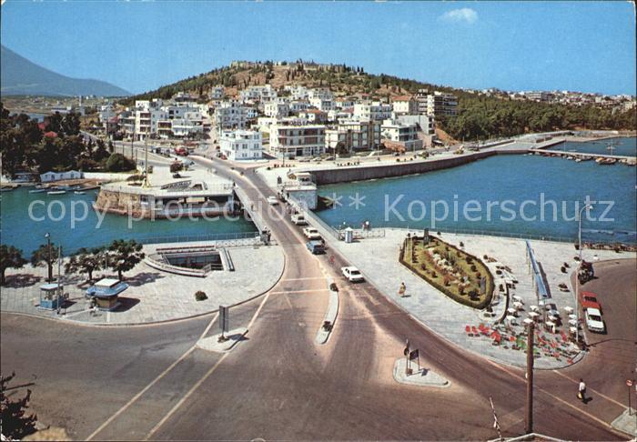 Chalkis Stadtbild mit Bruecke