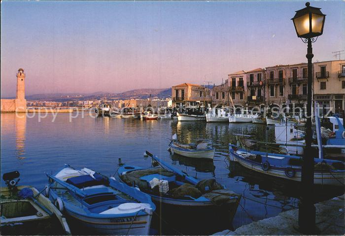 Kreta Crete Hafen Leuchtturm