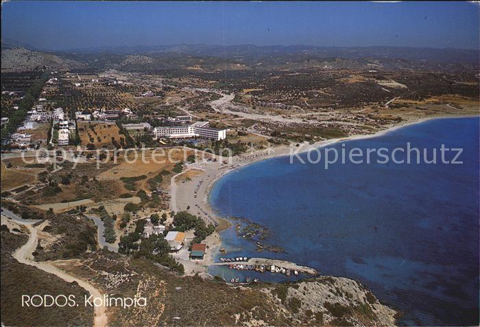 Kolimpia Panorama Kueste Fliegeraufnahme