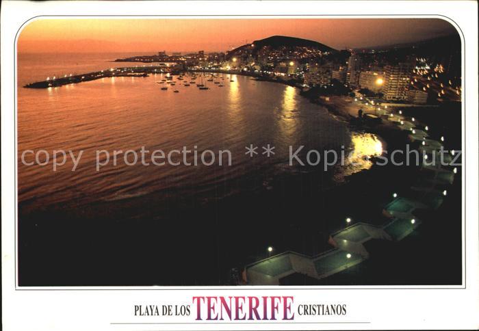 Los Cristianos vista noctura Nachtaufnahme
