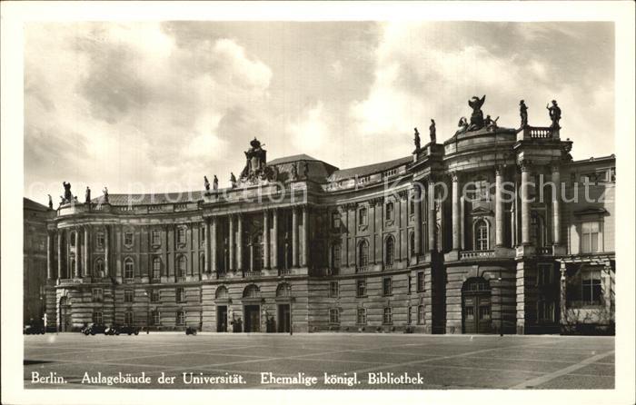 Universitaet Berlin Aulagebäude Ehemalige königliche