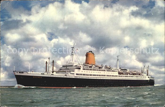 Dampfer Oceanliner Vierschrauben T.S. Bremen