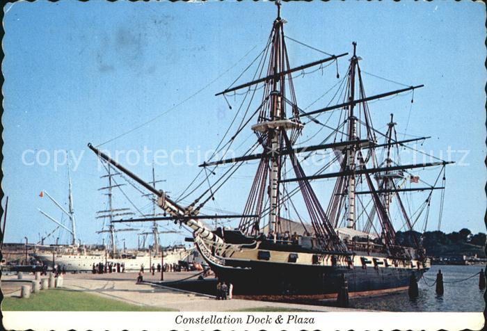 Segelschiffe Constellation Dock and Plaza Baltimore Maryland