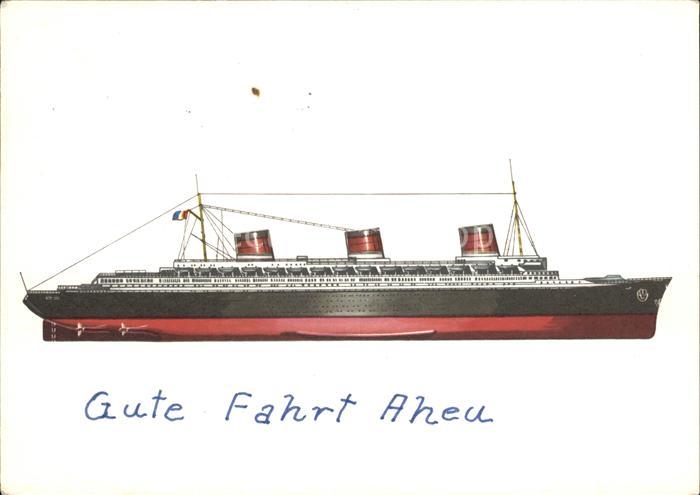 Dampfer Oceanliner Normandie