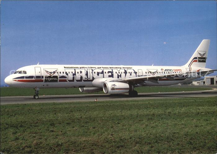 Flugzeuge Zivil Trigema Aero Lloyd Airbus A-321 D-ALAH