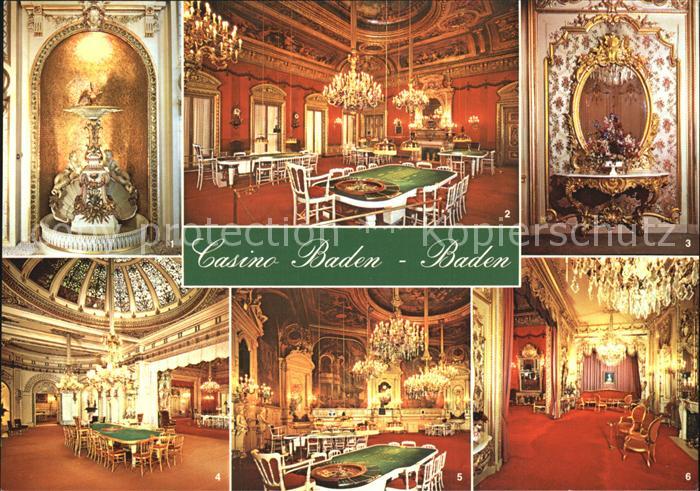 Casino Spielbank Baden-Baden Springbrunnen Wintergarten Florentiner Saal