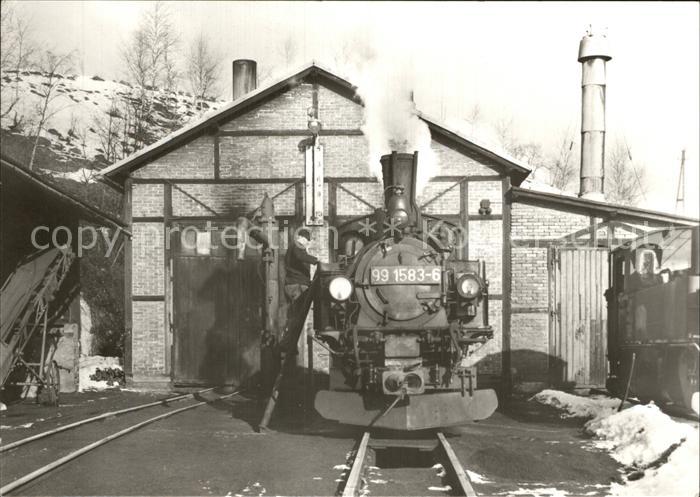Lokomotive 991583-6 Schmalspurbahn Wolkenstein - J