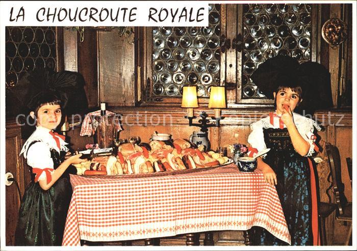 Lebensmittel Recette Choucroute Alsacienne Kinder Trachten