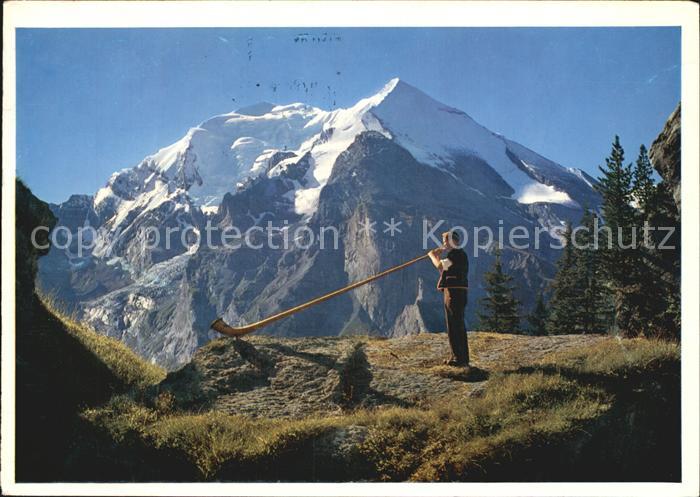Alphorn Alphornblaeser Kandersteg Balmhorn Altels