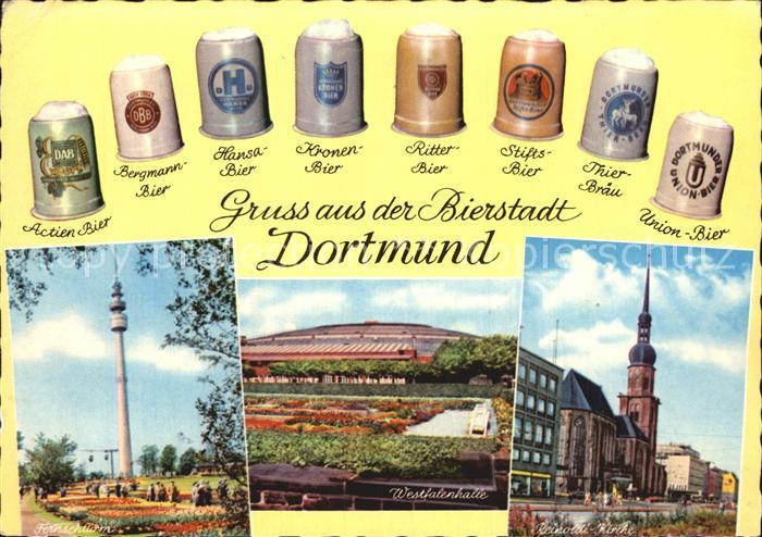 Bier Dortmund Actien-Bier Hansa-Bier Ritter-Bier Thier-Braeu Union-Bier