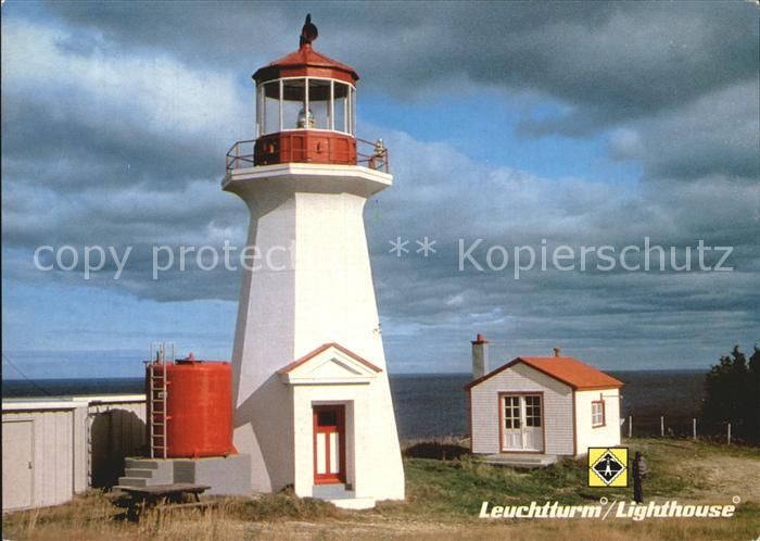 Leuchtturm Lighthouse Forillonark Quebec Canada