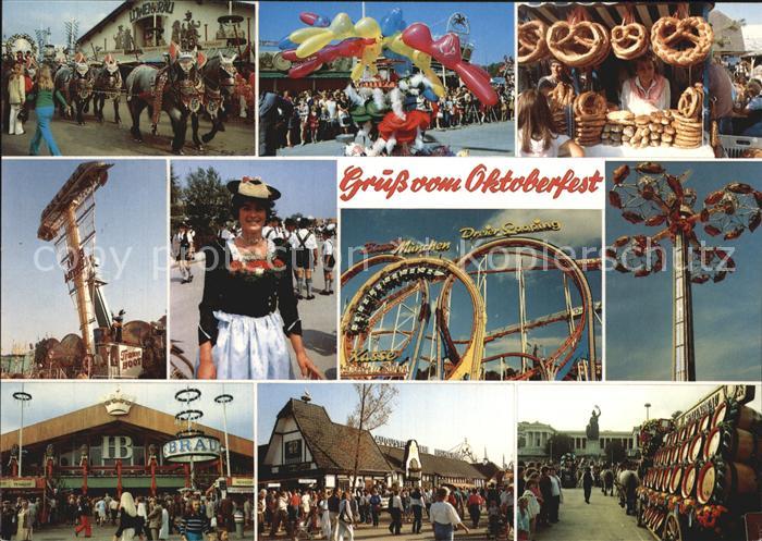 Oktoberfest Muenchen Achterbahn