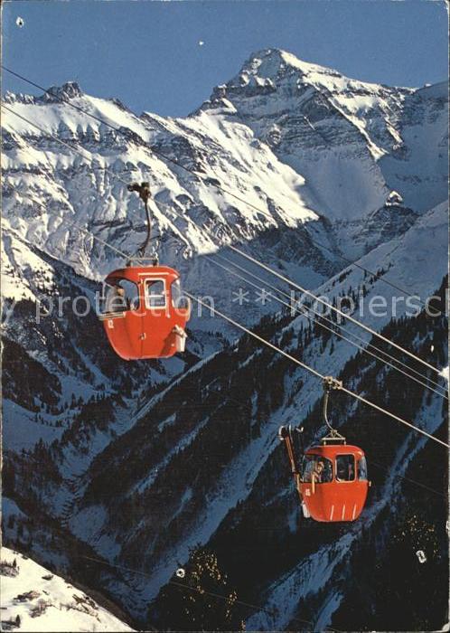 Seilbahn Grotzenbueel Braunwald Hausstock