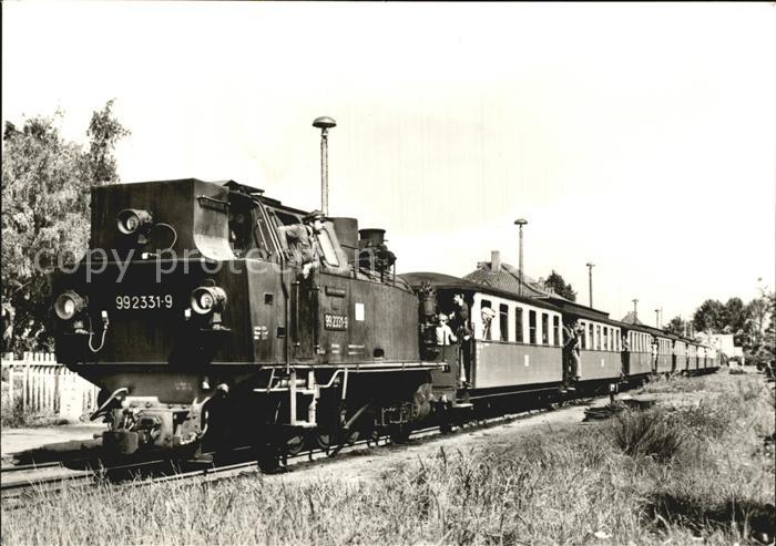 Lokomotive 992331-9 Molli Bahnhof Kühlungsborn Ost