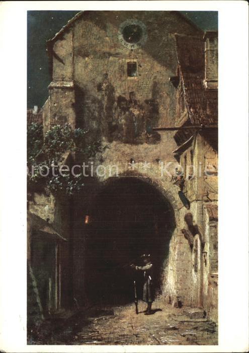Spitzweg Carl Schildwache bei Nacht
