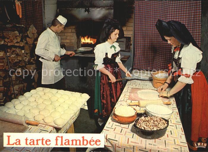 Lebensmittel Tarte Flambee Trachten
