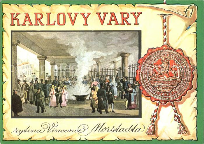 Kuenstlerkarte Vincenc Morstadt Karlovy Vary Vridlo