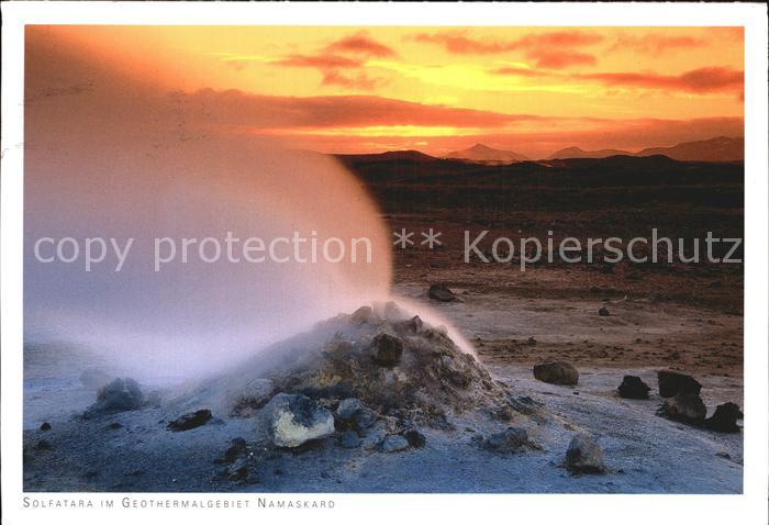 Vulkane Geysire Vulcans Geysers Solfatara Namaskard