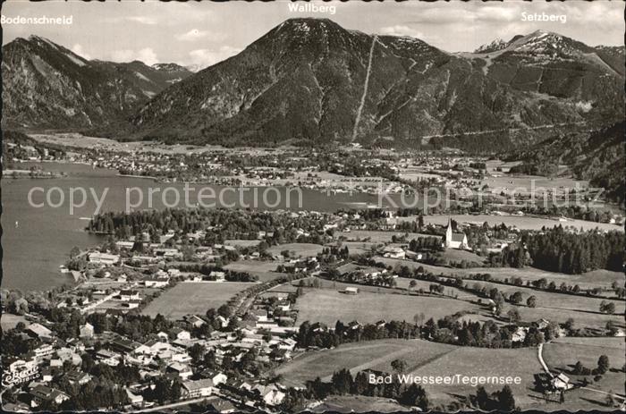 Bad Wiessee am Tegernsee Fliegeraufnahme