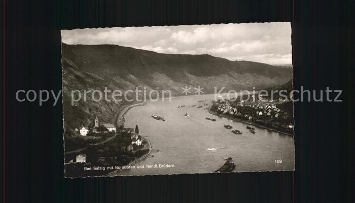 Bad Salzig am Rhein mit Bornhofen und feindl Bruedern