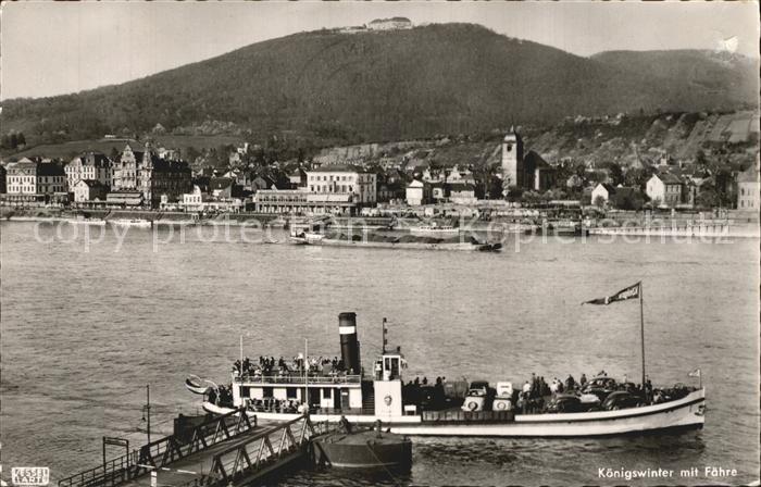 Koenigswinter Dampfer Anlegestelle Teilansicht