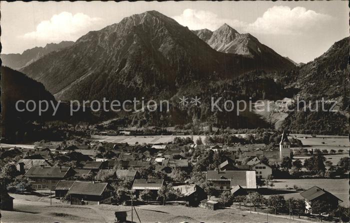 Bad Oberdorf mit Breitenberg und Rotspitze