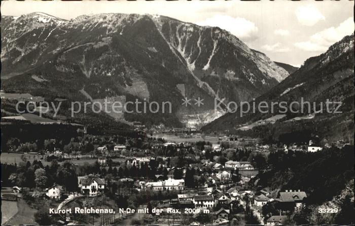 Reichenau Niederoesterreich mit der Rax