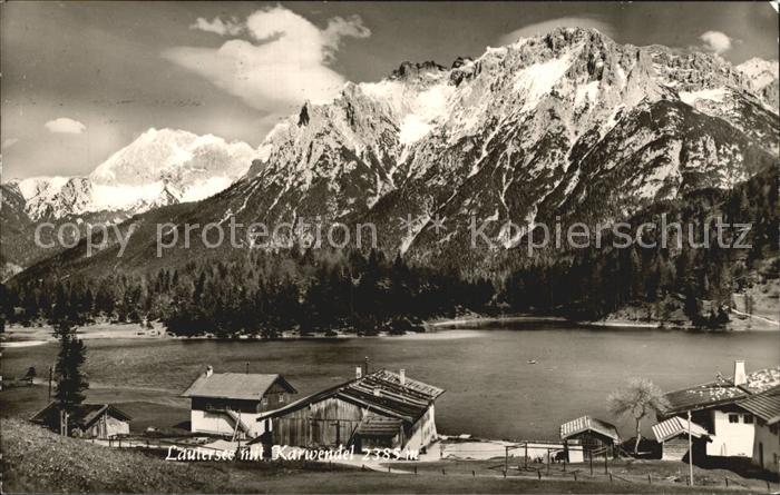 Lautersee Mittenwald mit Karwendel