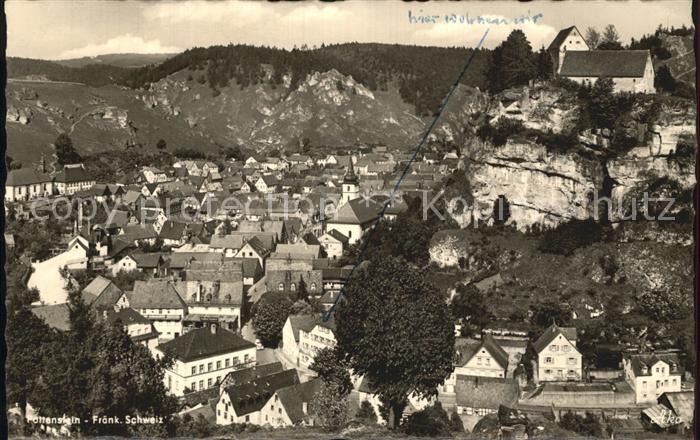 Pottenstein Oberfranken Stadtblick