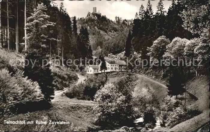 Zavelstein Teinachtal mit Ruine Zavelstein
